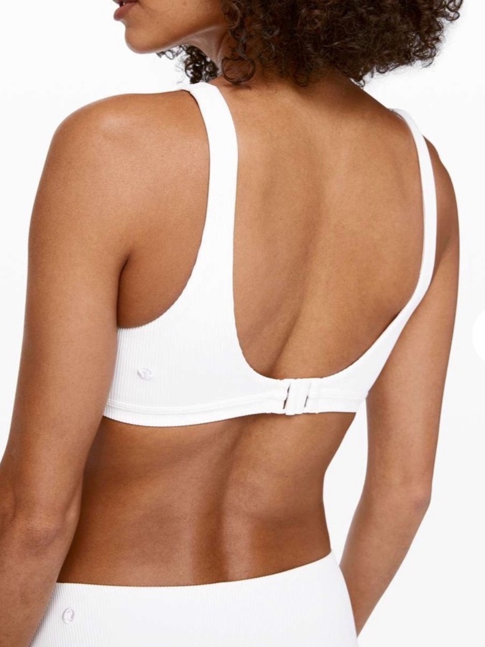 Lululemon Clear Waters Bikini Top in White Size 10 - Picture 2 of 7